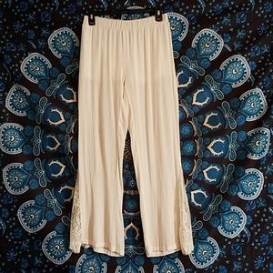 Boho Lace Sheer Pants